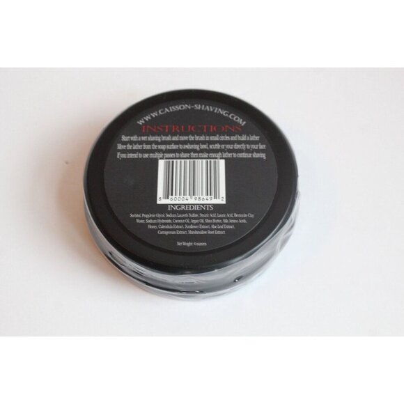 Caisson Shaving Co. Shaving Soap Fire for Effect Soap New Sealed 4oz. Tin - Picture 4 of 6
